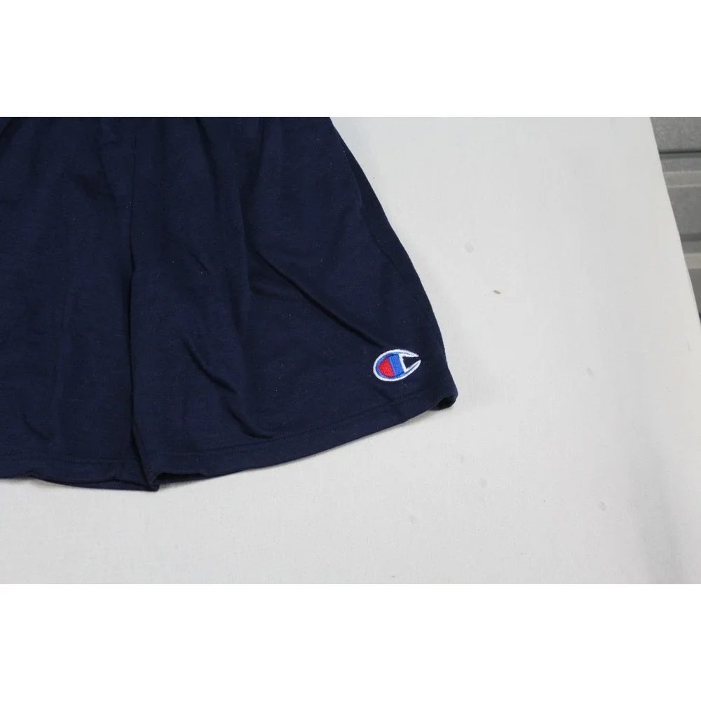 Champion Men Blue Sweat Shorts Casual Fleece Authentic Athleticwear Size XL